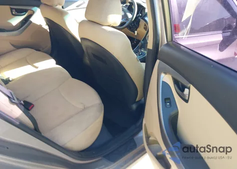 2013 Hyundai Elantra Gls/Limited из США, поврежденный, VIN 5NPDH4AEXDH215986